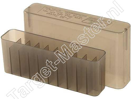 MTM CASE-GARD  -  Munitie Bewaar Doos  -  J-20-L  -  inhoud 20  -  kleur SMOKE